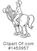 Horseback Clipart #1453957 by Johnny Sajem