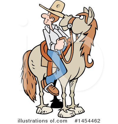 Royalty-Free (RF) Horseback Clipart Illustration by Johnny Sajem - Stock Sample #1454462