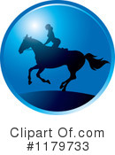 Horseback Riding Clipart #1179733 by Lal Perera