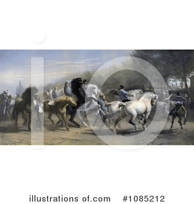 Royalty-Free (RF) Horses Clipart Illustration by JVPD - Stock Sample #1085212