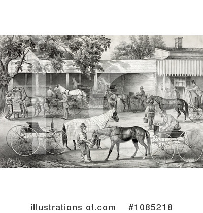 Royalty-Free (RF) Horses Clipart Illustration by JVPD - Stock Sample #1085218