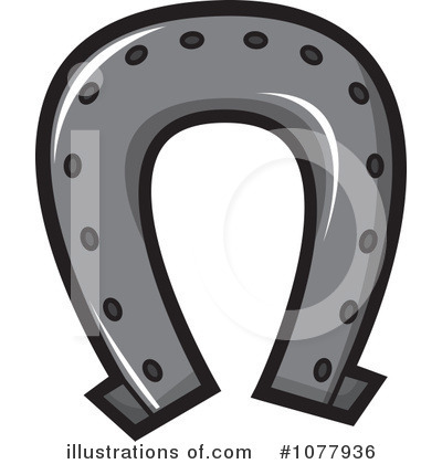 Royalty-Free (RF) Horseshoe Clipart Illustration by jtoons - Stock Sample #1077936
