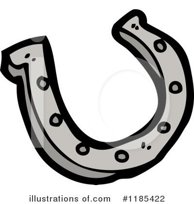 Royalty-Free (RF) Horseshoe Clipart Illustration by lineartestpilot - Stock Sample #1185422