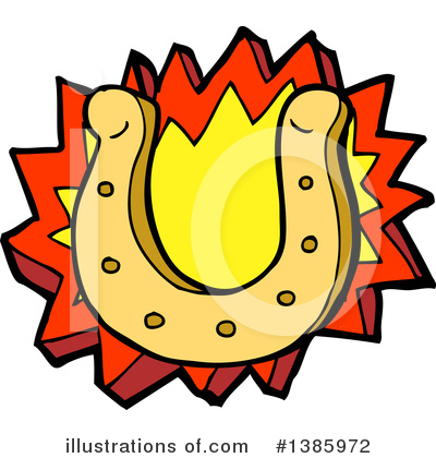 Royalty-Free (RF) Horseshoe Clipart Illustration by lineartestpilot - Stock Sample #1385972