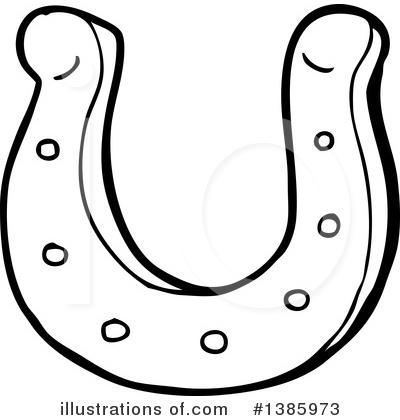 Horse Shoe Clipart #1385973 by lineartestpilot