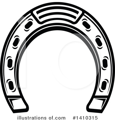 Royalty-Free (RF) Horseshoe Clipart Illustration by Vector Tradition SM - Stock Sample #1410315