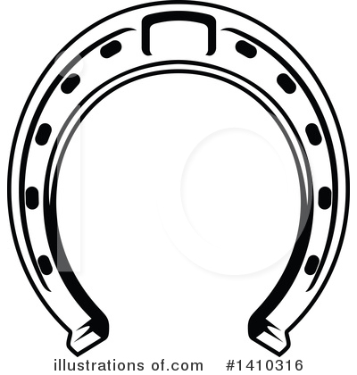 Royalty-Free (RF) Horseshoe Clipart Illustration by Vector Tradition SM - Stock Sample #1410316