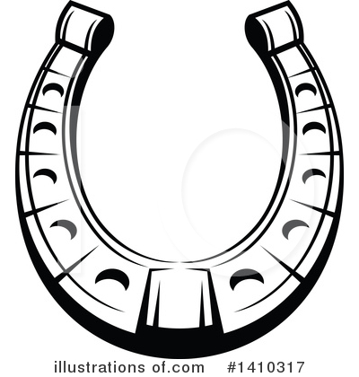 Royalty-Free (RF) Horseshoe Clipart Illustration by Vector Tradition SM - Stock Sample #1410317