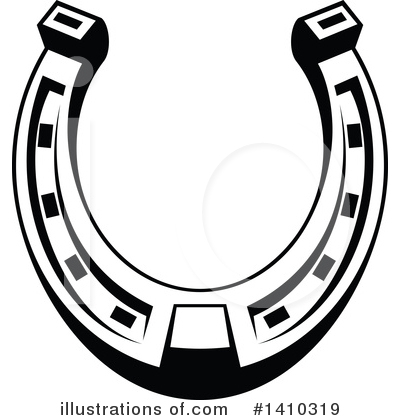Royalty-Free (RF) Horseshoe Clipart Illustration by Vector Tradition SM - Stock Sample #1410319