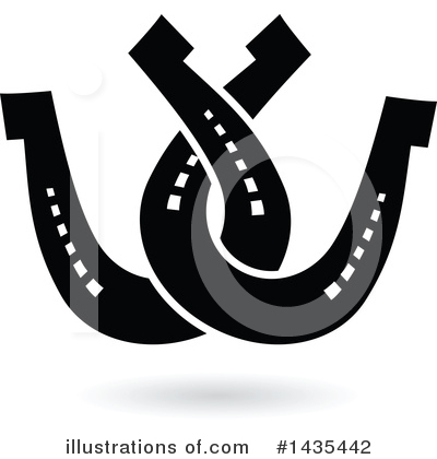 Royalty-Free (RF) Horseshoe Clipart Illustration by cidepix - Stock Sample #1435442