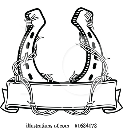 Royalty-Free (RF) Horseshoe Clipart Illustration by Andy Nortnik - Stock Sample #1684178