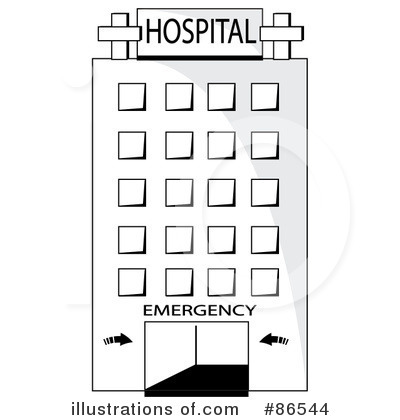 Royalty-Free (RF) Hospital Clipart Illustration by Pams Clipart - Stock Sample #86544