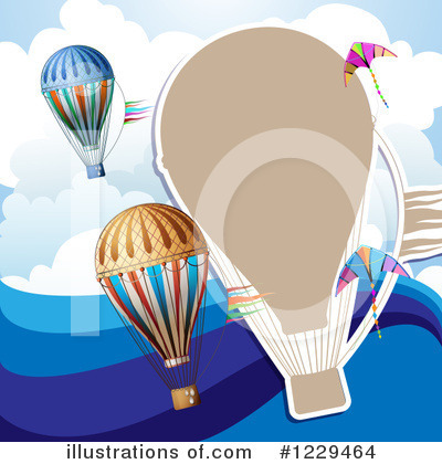 Royalty-Free (RF) Hot Air Balloon Clipart Illustration by merlinul - Stock Sample #1229464