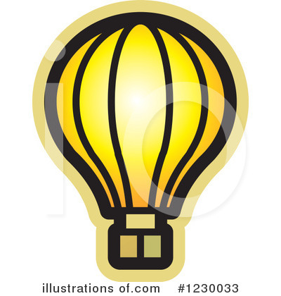 Hot Air Balloon Clipart #1230033 by Lal Perera