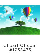 Hot Air Balloon Clipart #1258475 by KJ Pargeter