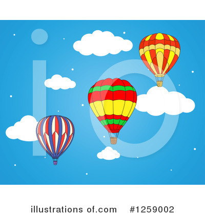 Royalty-Free (RF) Hot Air Balloon Clipart Illustration by Vector Tradition SM - Stock Sample #1259002