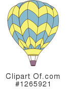Hot Air Balloon Clipart #1265921 by Vector Tradition SM