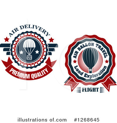 Royalty-Free (RF) Hot Air Balloon Clipart Illustration by Vector Tradition SM - Stock Sample #1268645