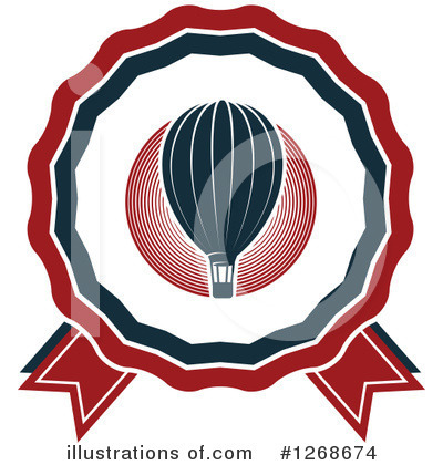 Royalty-Free (RF) Hot Air Balloon Clipart Illustration by Vector Tradition SM - Stock Sample #1268674
