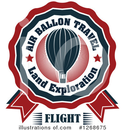 Royalty-Free (RF) Hot Air Balloon Clipart Illustration by Vector Tradition SM - Stock Sample #1268675