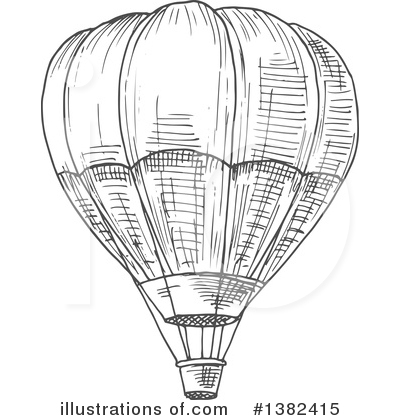 Royalty-Free (RF) Hot Air Balloon Clipart Illustration by Vector Tradition SM - Stock Sample #1382415