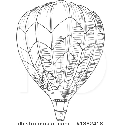 Royalty-Free (RF) Hot Air Balloon Clipart Illustration by Vector Tradition SM - Stock Sample #1382418