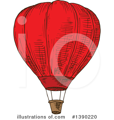 Hot Air Balloons Clipart #1390220 by Vector Tradition SM