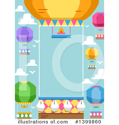 Royalty-Free (RF) Hot Air Balloon Clipart Illustration by BNP Design Studio - Stock Sample #1399860
