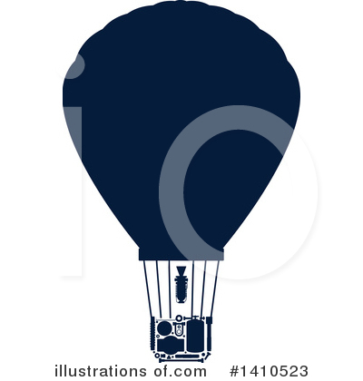 Royalty-Free (RF) Hot Air Balloon Clipart Illustration by Vector Tradition SM - Stock Sample #1410523