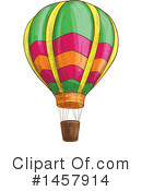 Hot Air Balloon Clipart #1457914 by Vector Tradition SM
