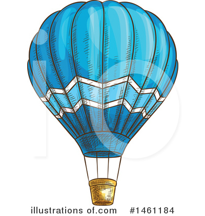 Royalty-Free (RF) Hot Air Balloon Clipart Illustration by Vector Tradition SM - Stock Sample #1461184