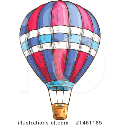 Hot Air Balloons Clipart #1461185 by Vector Tradition SM