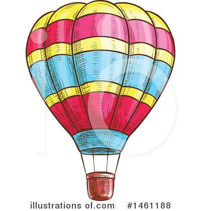 Hot Air Balloon Clipart #1461188 by Vector Tradition SM