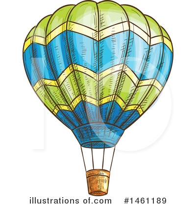 Royalty-Free (RF) Hot Air Balloon Clipart Illustration by Vector Tradition SM - Stock Sample #1461189