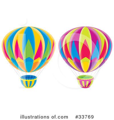 Hot Air Balloon Clipart #33769 by Alex Bannykh