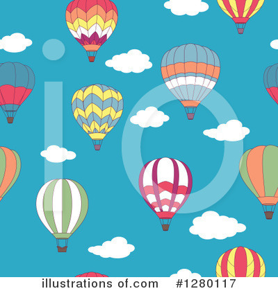 Royalty-Free (RF) Hot Air Balloons Clipart Illustration by Vector Tradition SM - Stock Sample #1280117