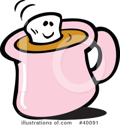 Royalty-Free (RF) Hot Chocolate Clipart Illustration by Johnny Sajem - Stock Sample #40091