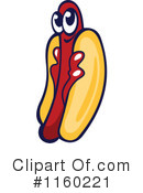Hot Dog Clipart #1160221 by Vector Tradition SM