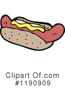 Hot Dog Clipart #1190909 by lineartestpilot