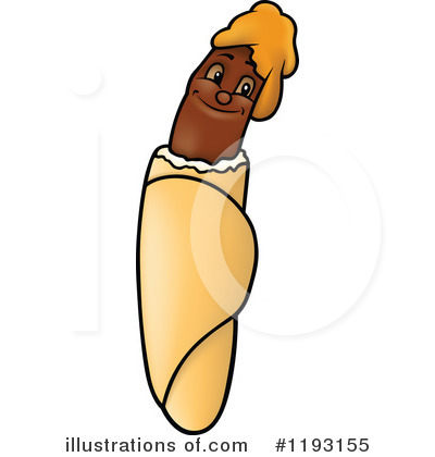 Hot Dog Clipart #1193155 by dero