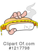 Hot Dog Clipart #1217798 by LaffToon
