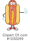 Hot Dog Clipart #1232269 by Hit Toon