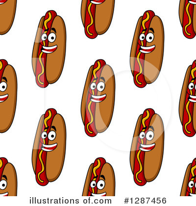 Royalty-Free (RF) Hot Dog Clipart Illustration by Vector Tradition SM - Stock Sample #1287456