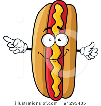 Royalty-Free (RF) Hot Dog Clipart Illustration by Vector Tradition SM - Stock Sample #1293405