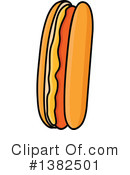 Hot Dog Clipart #1382501 by Vector Tradition SM