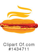 Hot Dog Clipart #1434711 by Vector Tradition SM