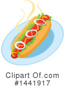 Hot Dog Clipart #1441917 by Vector Tradition SM