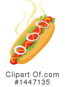 Hot Dog Clipart #1447135 by Vector Tradition SM