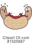 Hot Dog Clipart #1525887 by lineartestpilot