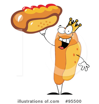 Hot Dog Clipart #95500 by Hit Toon